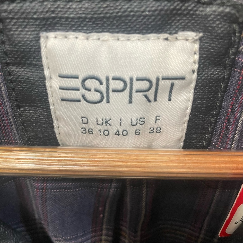 Esprit Black Women's Flax Linen Blend Jacket Size 6 - Picture 3 of 10
